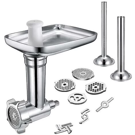 Meat Grinder Compatible For Kitchenaid Accessories Sausage Stuffer Pipes With 4 Discs - Extension Accessories For Craftsman 4 Meat Grinder Compatible For Kitchenaid Accessories Sausage Stuffer Pipes With 4 Discs - Extension Accessories For Craftsman - Image 2