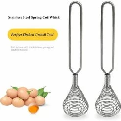 GTA Mixer Variety Stainless Steel Spring Coil Whisk Wire Whisk Cream Egg Beater Sauce Cream Hand Mixer Kitchen Tool Accessories