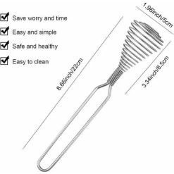 GTA Mixer Variety Stainless Steel Spring Coil Whisk Wire Whisk Cream Egg Beater Sauce Cream Hand Mixer Kitchen Tool Accessories 8 GTA Mixer Variety Stainless Steel Spring Coil Whisk Wire Whisk Cream Egg Beater Sauce Cream Hand Mixer Kitchen Tool Accessories -Kitchen Appliances Discounts 95711989 3