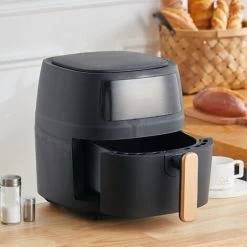 Livingandhome Black 8L Touchscreen Electric Air Fryer -Kitchen Appliances Discounts 95736784 3