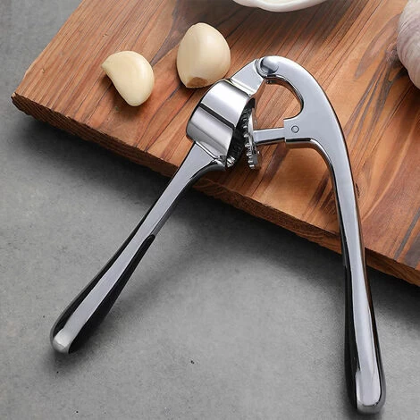 Livingandhome Set Of 3 Garlic Press With Roller Peeler And Brush 3 Livingandhome Set Of 3 Garlic Press With Roller Peeler And Brush