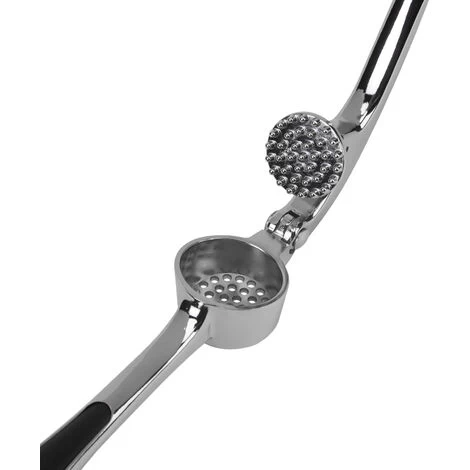 Livingandhome Set Of 3 Garlic Press With Roller Peeler And Brush 6 Livingandhome Set Of 3 Garlic Press With Roller Peeler And Brush - Image 4