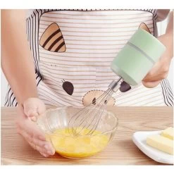 Blender Wireless Charging Electric Egg Beater Home Baking Tool Cream Whisker Handheld Egg Beater 2 Egg Sticks-White -Kitchen Appliances Discounts 95852756 4