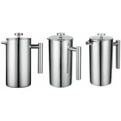 French Press 304 Stainless Steel Thermal Coffee Maker Teapot 800ML 3 Filters Anti-scald Handle Anti-rust Coffee Press 10 French Press 304 Stainless Steel Thermal Coffee Maker Teapot 800ML 3 Filters Anti-scald Handle Anti-rust Coffee Press -Kitchen Appliances Discounts 96000682 4