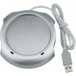 Silver Beverage Cup 4 Port USB Hub Tea Coffee Mug Warmer 50°C Maximum Liquid Temperature PC Electric Heater Cushion Heater -Kitchen Appliances Discounts 96242030 5