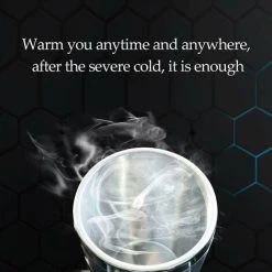 Electric Heating Travel Mug 12V 454ML Stainless Steel Travel Cup With Lid And Handle Electric Insulated Plug Kettles Car Coffee Mug Heater,16.5CM -Kitchen Appliances Discounts 96245136 5