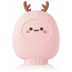 Hot Water Bottle 2 In 1 Silicone Hot Water Bag / Ice Bag Microwave Heating Leakproof Gift For Kids Girls, Pink - Pink