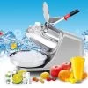 Electric Ice Crusher Snow Cone Maker Stainless Steel Shaved Ice Machine -Kitchen Appliances Discounts 96444171 1