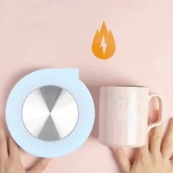 USB Mug Heater Mat, Coffee Cup Warmer For Office/Home/Office USB Heating Insulation Coaster Mug Warmer (Blue) 11 USB Mug Heater Mat, Coffee Cup Warmer For Office/Home/Office USB Heating Insulation Coaster Mug Warmer (Blue) -Kitchen Appliances Discounts 97103323 5