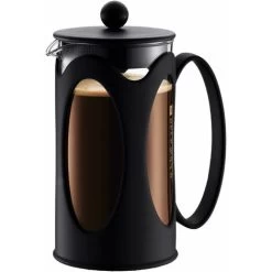 Coffee Maker, Borosilicate Glass - 3 Cups (0.35 L), Black