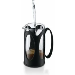 Coffee Maker, Borosilicate Glass - 3 Cups (0.35 L), Black -Kitchen Appliances Discounts 97104830 3