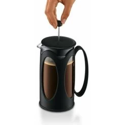 Coffee Maker, Borosilicate Glass - 3 Cups (0.35 L), Black -Kitchen Appliances Discounts 97104830 4