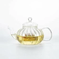 Glass Teapot With Pumpkin Design Infuser (Pumpkin Teapot 600ml)
