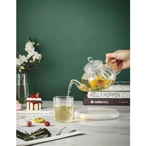Glass Teapot With Pumpkin Design Infuser (Pumpkin Teapot 600ml) 6 Glass Teapot With Pumpkin Design Infuser (Pumpkin Teapot 600ml) - Image 4