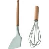 Piece Bpa Free Nonstick Silicone Kitchen Utensil Set, Heat Resistant Silicone With Wooden Handle -Kitchen Appliances Discounts 97377895 1