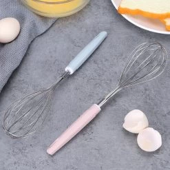 Stainless Steel Kitchen Handle Egg Beater Pasta Stick Baking Tool Cream Whisk Hand Dough Mixer -Kitchen Appliances Discounts 97382275 5