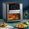 Livingandhome Black 12L Touchscreen Air Fryer Oven 1 Livingandhome Black 12L Touchscreen Air Fryer Oven -Kitchen Appliances Discounts 97389160 1