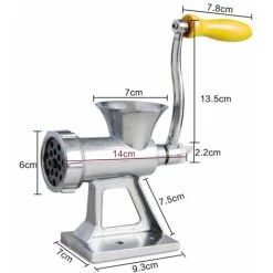 Stainless Steel Manual Meat Grinder For Meat, Sausage Chopper, Clamp Hand Chopper For Pork, Beef, Fish, Chicken, Pepper, Mushrooms -Kitchen Appliances Discounts 97814943 3
