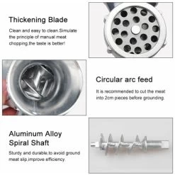 Stainless Steel Manual Meat Grinder For Meat, Sausage Chopper, Clamp Hand Chopper For Pork, Beef, Fish, Chicken, Pepper, Mushrooms -Kitchen Appliances Discounts 97814943 4