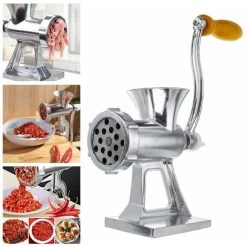 Stainless Steel Manual Meat Grinder For Meat, Sausage Chopper, Clamp Hand Chopper For Pork, Beef, Fish, Chicken, Pepper, Mushrooms -Kitchen Appliances Discounts 97814943 5