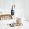 Handheld Milk Frother, Electric Milk Blender Froth Machine, Stirred Beverage Blender For Latte, Cappuccino, Hot Chocolate, Drinks, High Speed 14000 RPM (battery Not Included, With Stand) -Kitchen Appliances Discounts 97905226 1