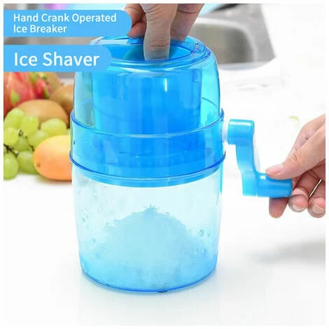 Ice Shaver, Shaved Ice Machine, Hand Crank Operated Ice Breaker Ice Crusher Maker Snow Cone Machine With Stainless Steel Blades For Fast Crushing, Fun And Easy Iced Treat 7 Ice Shaver, Shaved Ice Machine, Hand Crank Operated Ice Breaker Ice Crusher Maker Snow Cone Machine With Stainless Steel Blades For Fast Crushing, Fun And Easy Iced Treat - Image 5