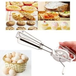 Manual Hand Whisk Egg Beater Blender Blender Stainless Steel -Kitchen Appliances Discounts 98092660 3
