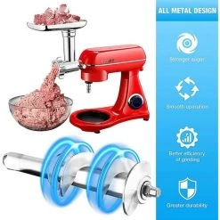 Metal Food Grinder Attachment For PHisinic & Blender Meat Grinder Accessories Sausage Filler -Kitchen Appliances Discounts 98093029 4
