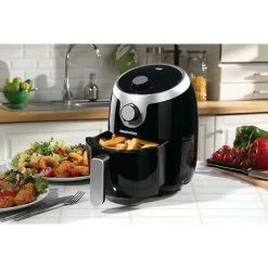 Daewoo 2L Single Pot Air Fryer Compact Black 80 To 200°C SDA1599GE -Kitchen Appliances Discounts 98796049 4