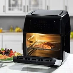 Daewoo 12L Digital Rotisserie Air Fryer Oven 1800W Black SDA1551GE -Kitchen Appliances Discounts 98796050 3