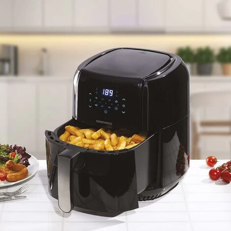 Daewoo Digital Healthy Living Air Fryer 5.5 Litre Capacity SDA1804GE – Black 5 Daewoo Digital Healthy Living Air Fryer 5.5 Litre Capacity SDA1804GE – Black - Image 3