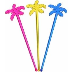 Plastic Drink Stirrers Tropical Palm Cocktail Stirrers Stirrer Sticks Set Of 50 (Mixed Colors) 10 Plastic Drink Stirrers Tropical Palm Cocktail Stirrers Stirrer Sticks Set Of 50 (Mixed Colors) -Kitchen Appliances Discounts 98818226 4