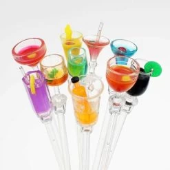 10 Pieces Cocktail Stirrers 23cm Acrylic Bar Drink Mixer Stirring With Colorful Miniature Accessory For Bar Stirring Cocktail Coffee Tea Juice Wine ZQYRLAR 9 10 Pieces Cocktail Stirrers 23cm Acrylic Bar Drink Mixer Stirring With Colorful Miniature Accessory For Bar Stirring Cocktail Coffee Tea Juice Wine ZQYRLAR -Kitchen Appliances Discounts 98818543 3