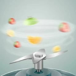 300ml USB Charging Cable, Cordless Blender, Portable Blender With Stainless Steel Blade (Pink) -Kitchen Appliances Discounts 99516430 3