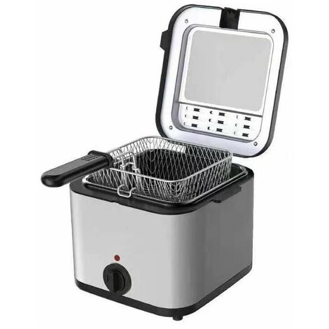 2L--3L Mini Electric Deep Fryer, Deep Fryer With Oil, Sight Glass, 1000W 4 2L--3L Mini Electric Deep Fryer, Deep Fryer With Oil, Sight Glass, 1000W - Image 2