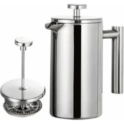 350ml/800ml/1000ml Double Wall Insulated Stainless Steel Coffee Press, 350ml - 350ml