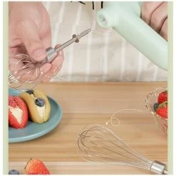 Electric Mixer Hand Mixer Whisk 4 Speed Mixer For Baking Cake Egg Cream Cordless Standing -Kitchen Appliances Discounts 99568932 5